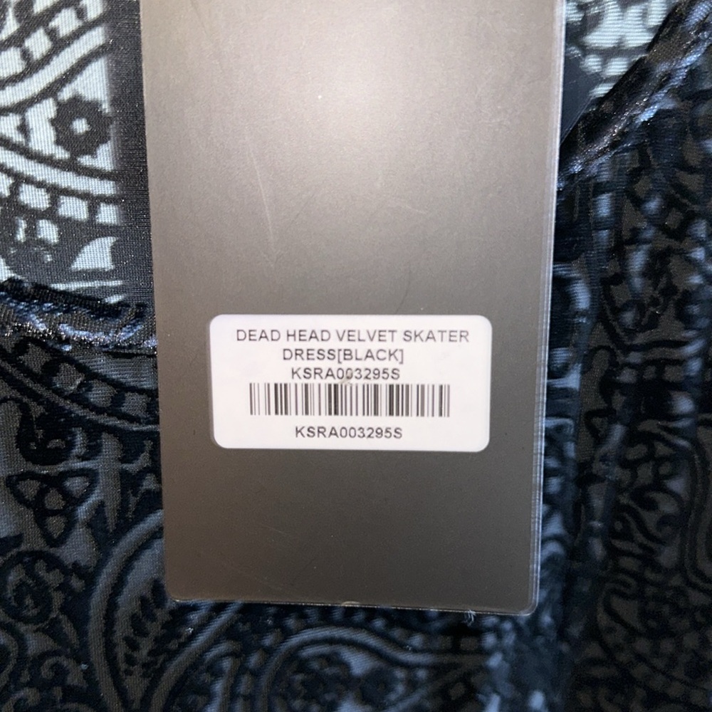Killstar Dead Head Velvet Skater Dress, NWT! - Picture 5 of 6